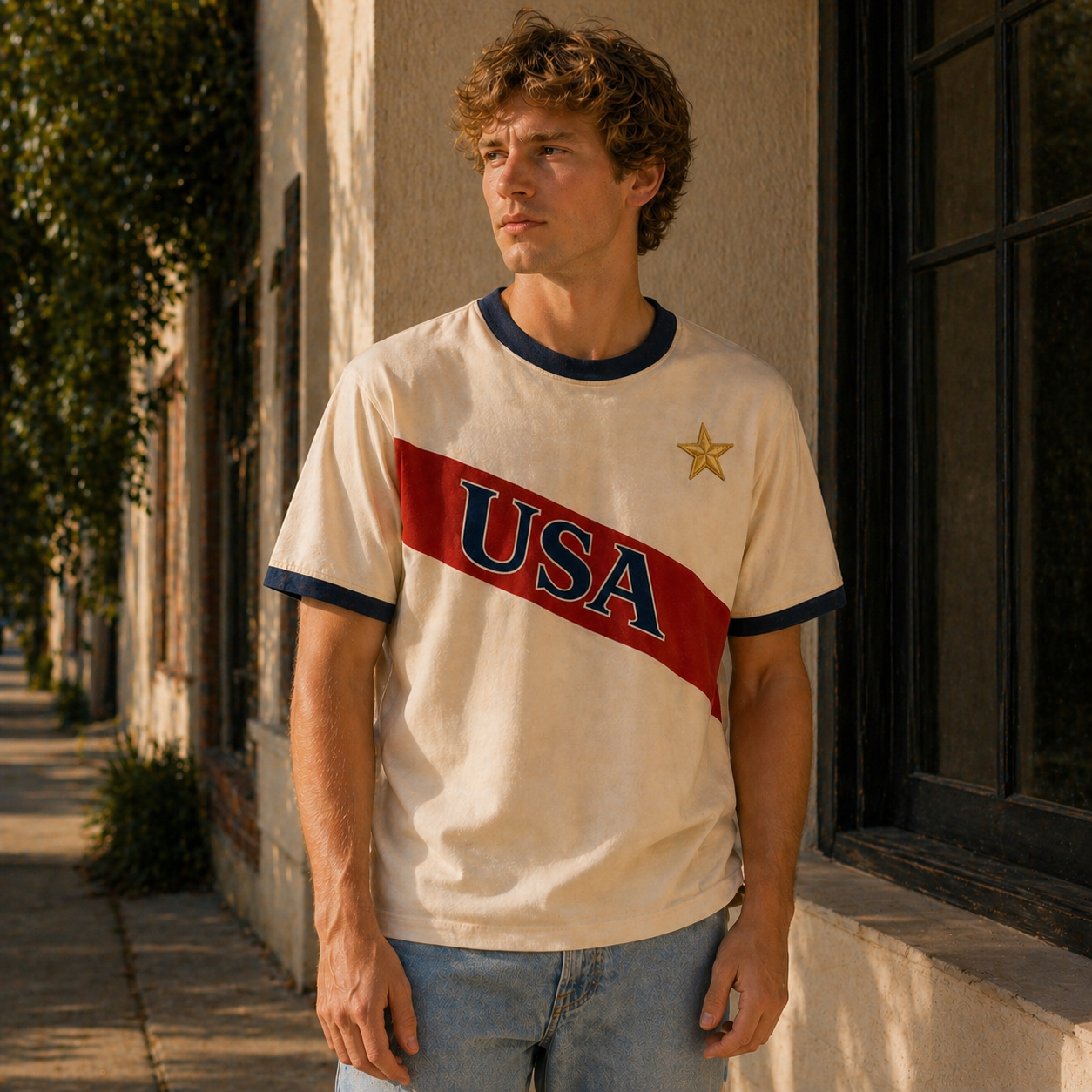 USA Collection – Retro Football Jersey